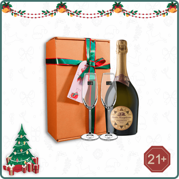 Paket Natal/Hampers Natal Sparkling Wine - Santa Margherita 750 ml - Image 2