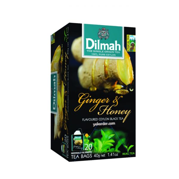 dilmah ginger and honey 20 sachet