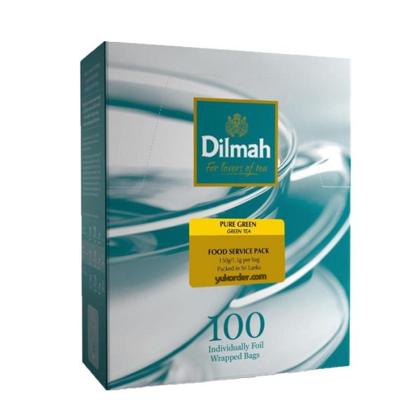 Dilmah pure green tea 100 sachet