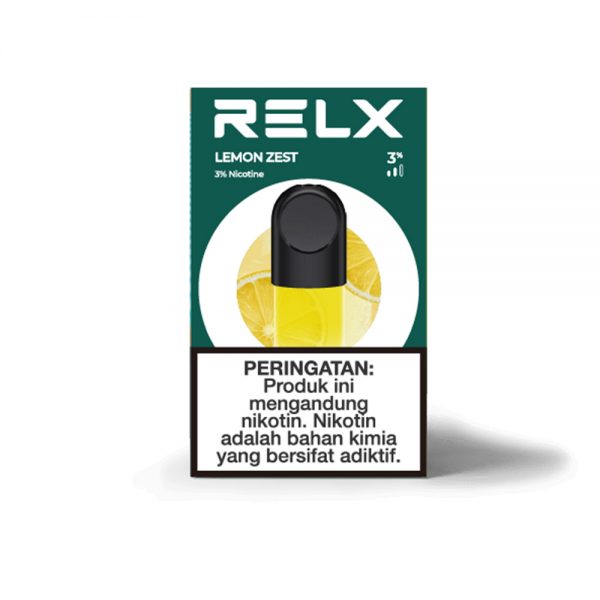 relx pod cotton lemon zest