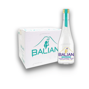 Balian Sparkling Natural Mineral Water Glass 750ml - 1 Karton