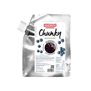 Andros Chunky Jam 1 kg - Blueberry