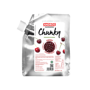 Andros Chunky Jam 1 kg - Cherry