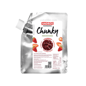 Andros Chunky Jam 1 kg - Strawberry