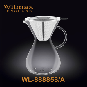 Wilmax Coffee Decanter With Filter 24 fl 0z 700 ml | WL-888853/А