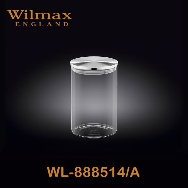 Wilmax Jar with Lid 32 fl oz 950ml | WL-888514/A