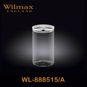 Wilmax Jar with Lid 37 fl oz 1100ml | WL-888515/A