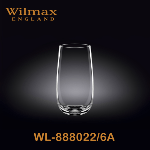 Wilmax Longdrink Glass 18 fl oz 530ml Set of 6 IPB | WL-888022/6А