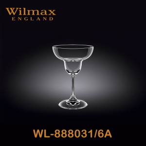 Wilmax Margarita Glass 9 fl oz 280 ml Set of 6 ICB | WL-888037/6A (1 Set isi 6)