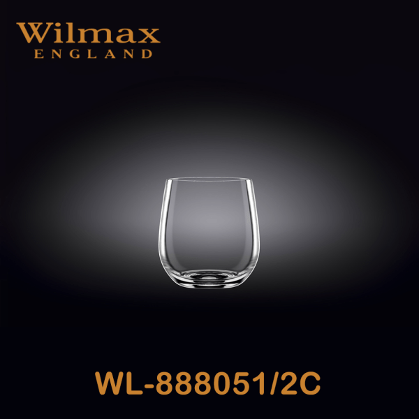 Wilmax Whisky Glass 13 fl oz 400ml 2 Set ICB | WL-888051/2C