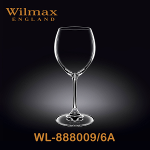 Wilmax Wine Glass 12 fl oz 360ml Set of 6 IWB | WL-888009/6А