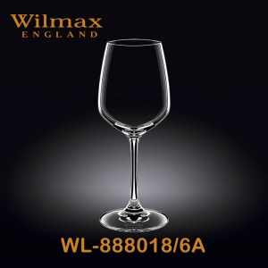 Wilmax Wine Glass 13 fl oz 380ml Set of 6 IPB | WL-888018/6А