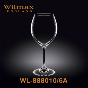 Wilmax Wine Glass 16 fl oz 490ml Set Of 6 IWB | WL-888010/6A