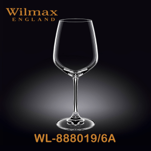 Wilmax Wine Glass 17 fl oz 500ml Set Of 6 IPB | WL-888019/6A