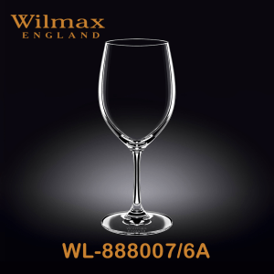 Wilmax Wine Glass 15 fl oz 460ml Set of 6 ICB | WL-888007/6A (1 Set isi 6)