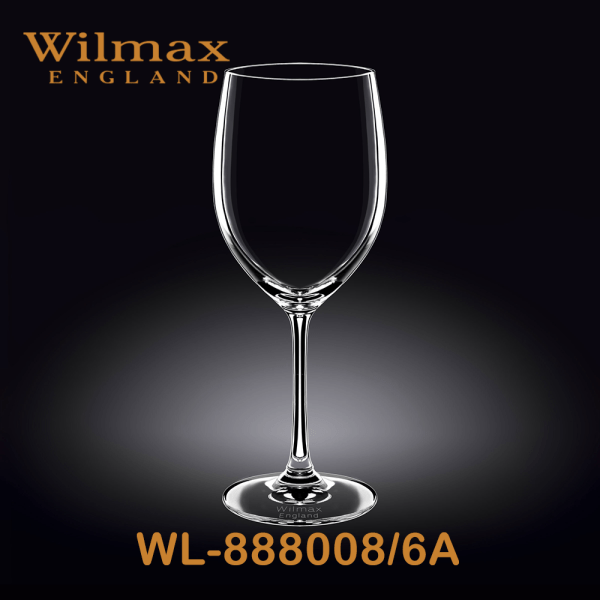 Wilmax Wine Glass 18 fl oz 530ml Set of 6 IWB | WL-888008/6A