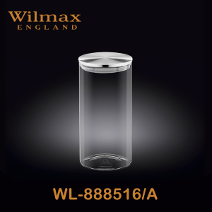 Wilmax Jar with Lid 44 fl oz 1300ml | WL-888516/A