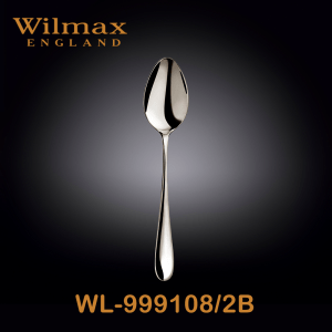 Wilmax Stella Dessert Spoon 19cm 2pcs OBP | WL‑999108/2B (1 SET ISI 2)