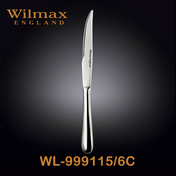 Wilmax Stella Steak Knife 23.5cm Set of 6pcs ICB | WL‑999115/6C