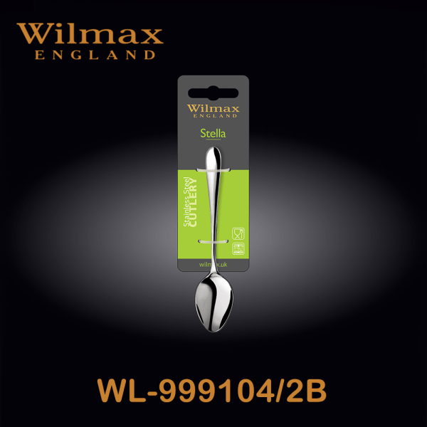 Wilmax Stella Teaspoon (Cup) 14cm 2pcs OBP | WL‑999104/2B