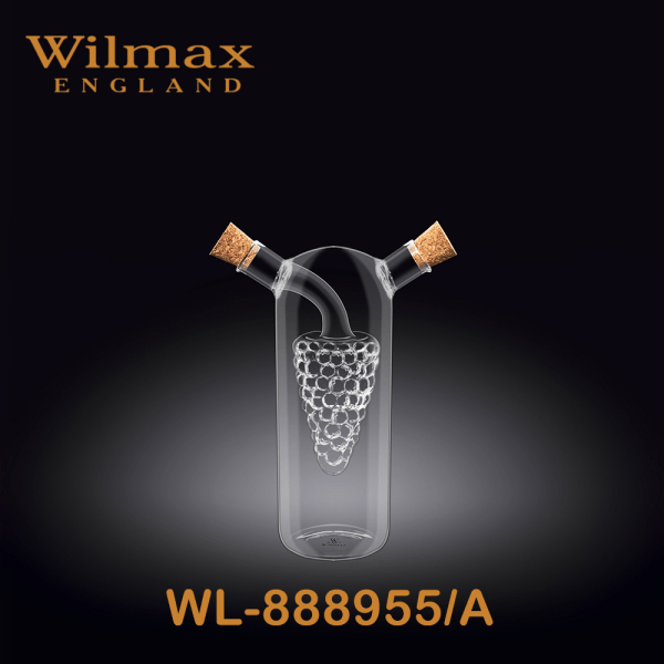 Wilmax Oil / Vinegar Bottle 8 fl oz 250ml & 1 3/4 50ml | WL‑888955/A