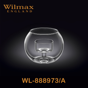 Wilmax Candle Holder/Tempat Lilin For 1 Tealight 10x8cm | WL-888973/A