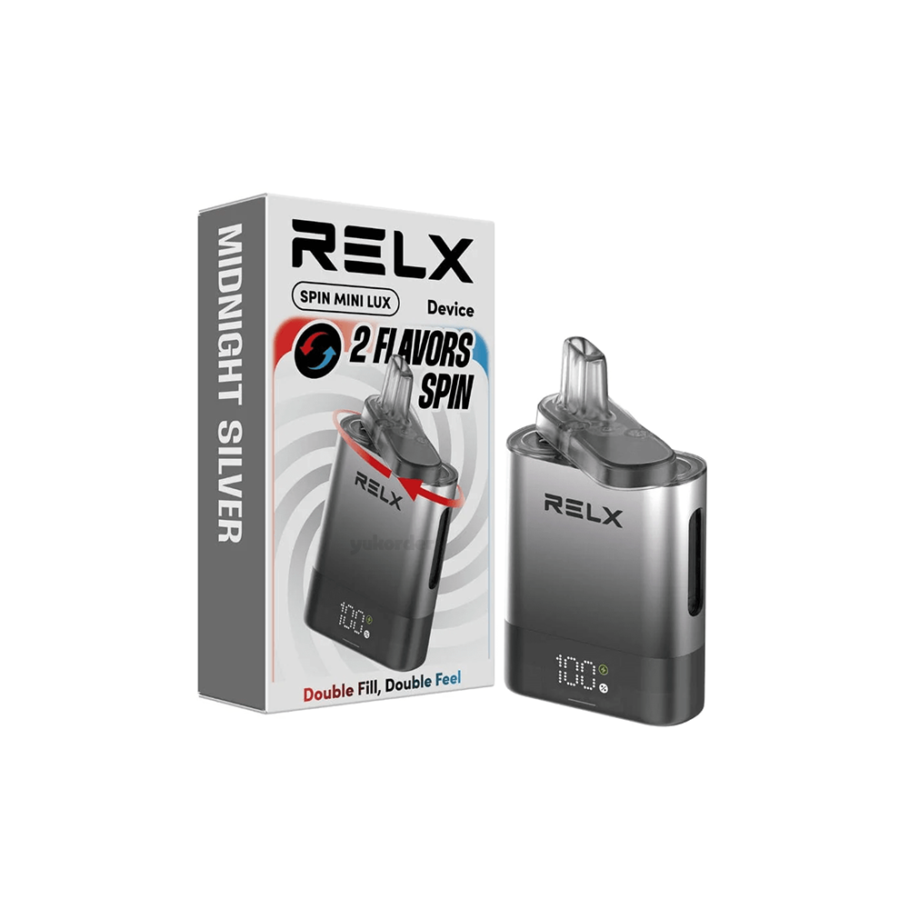 RELX Spin Mini Lux Device - Midnight Silver