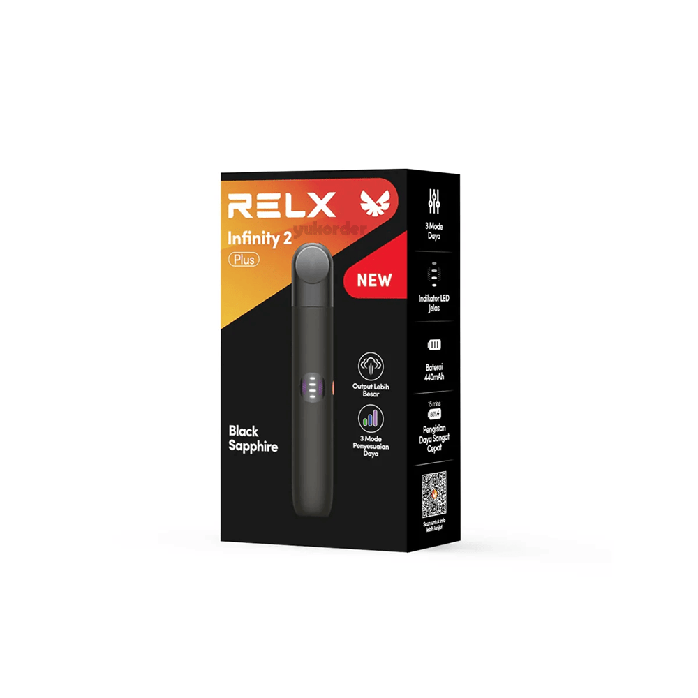 RELX Infinity 2 Plus Device - Black Sapphire - Image 2