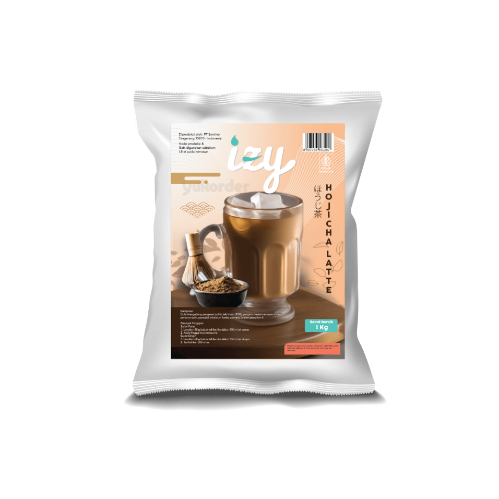 Izy Hojicha Latte Powder Drink 1 Kg