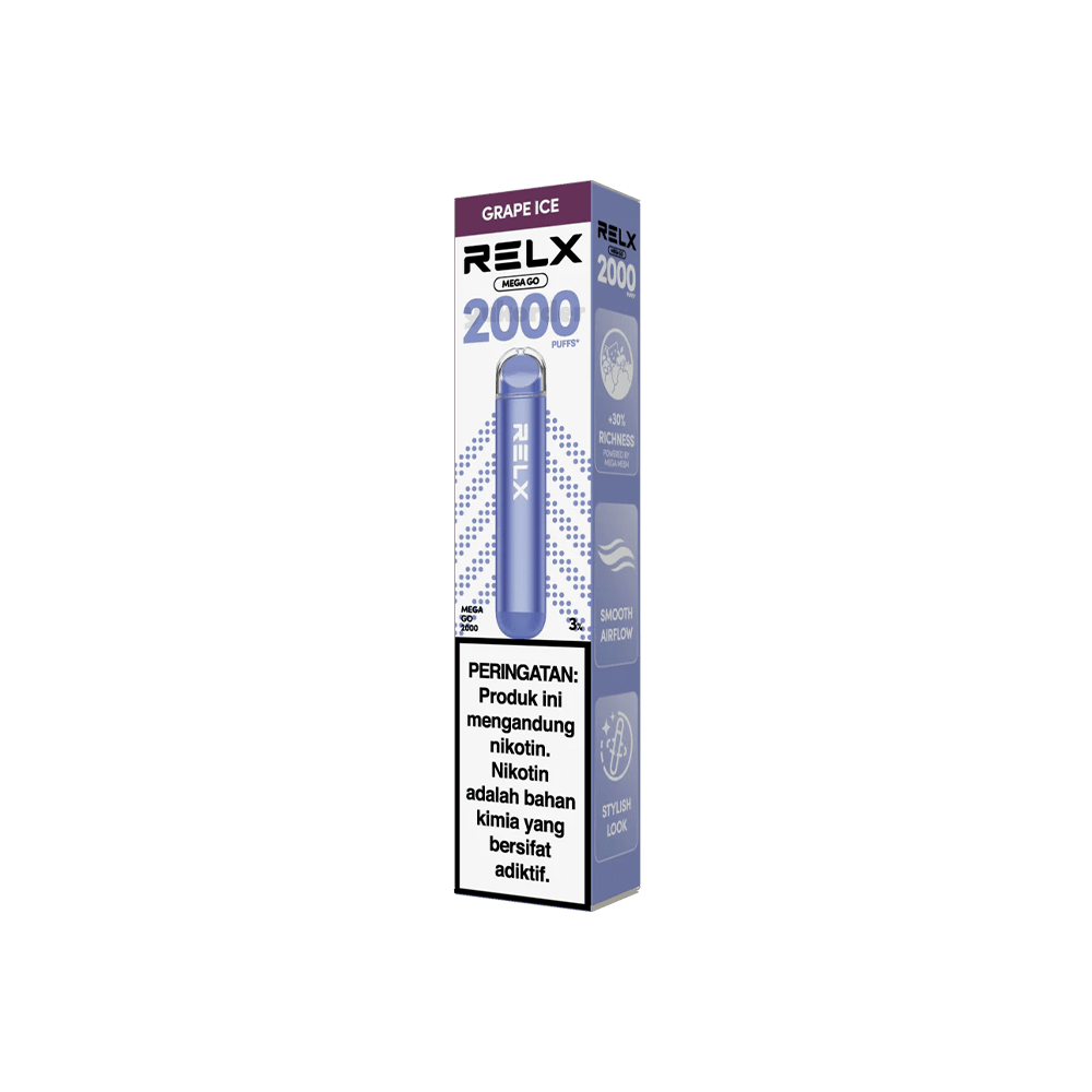 RELX Mega Go 2000 Disposable - Grape ice
