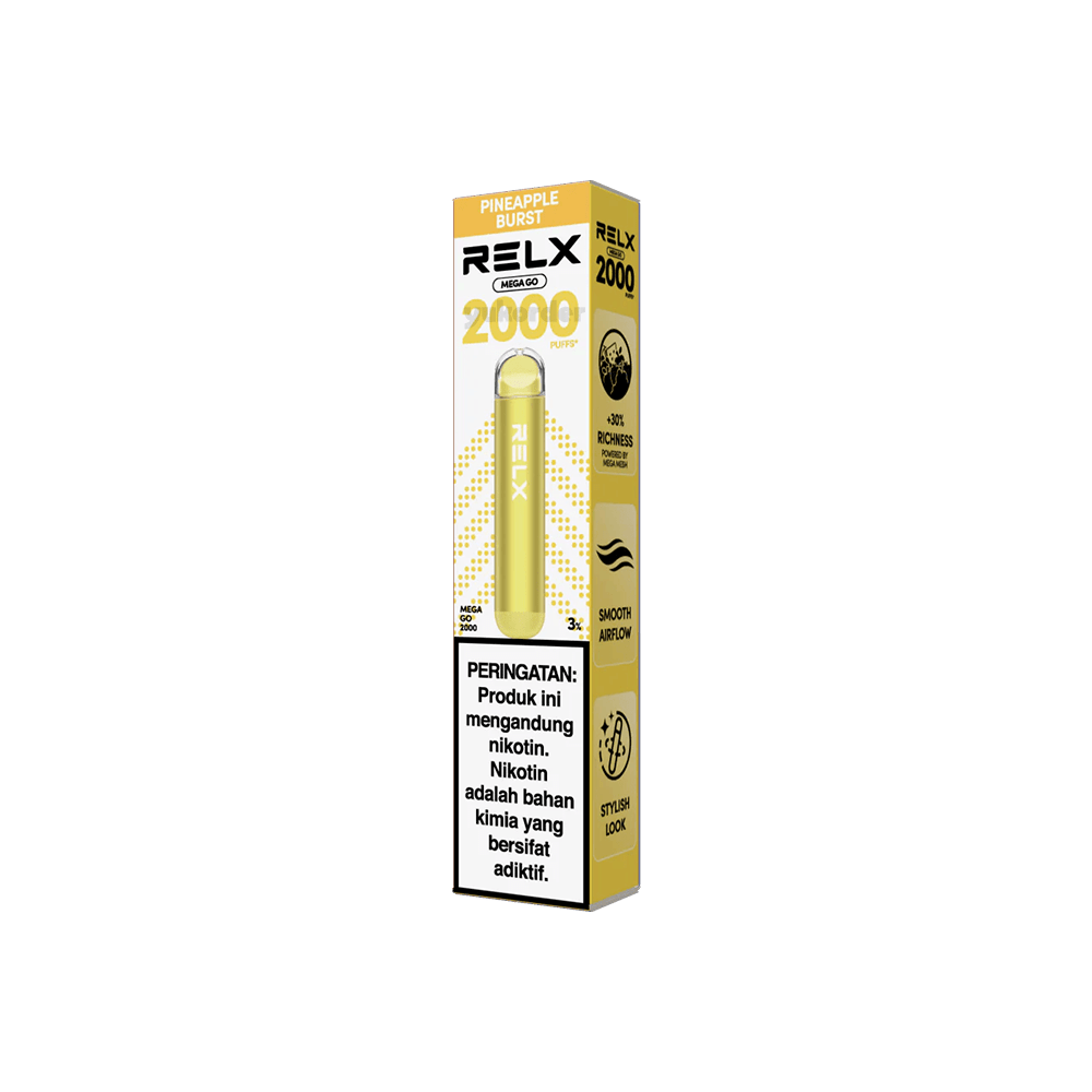 RELX Mega Go 2000 Disposable - Pinneaple Burst